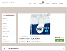 Tablet Screenshot of indiadealaday.com